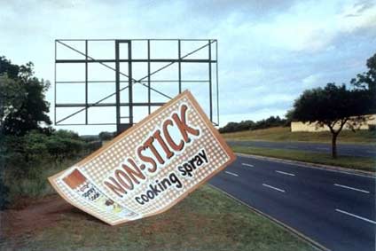 Joe La Pompe advertising, publicité - Non-stick poster / En terrain glissant