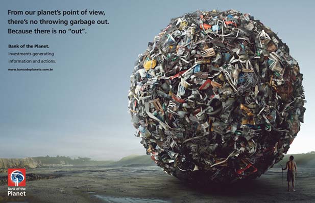 Joe La Pompe advertising, publicité - Garbage balls / Effet boule de neige?